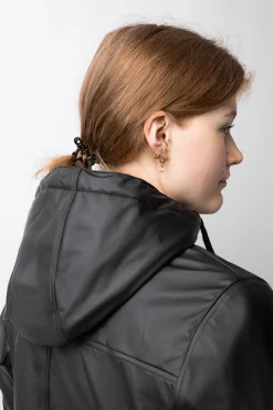 Outlet Billie PU regnjakke med fleece, dame Regntøy|Jakker Og Frakker