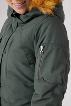 Clearance Brooke lang parkasjakke, dame Jakker Og Frakker