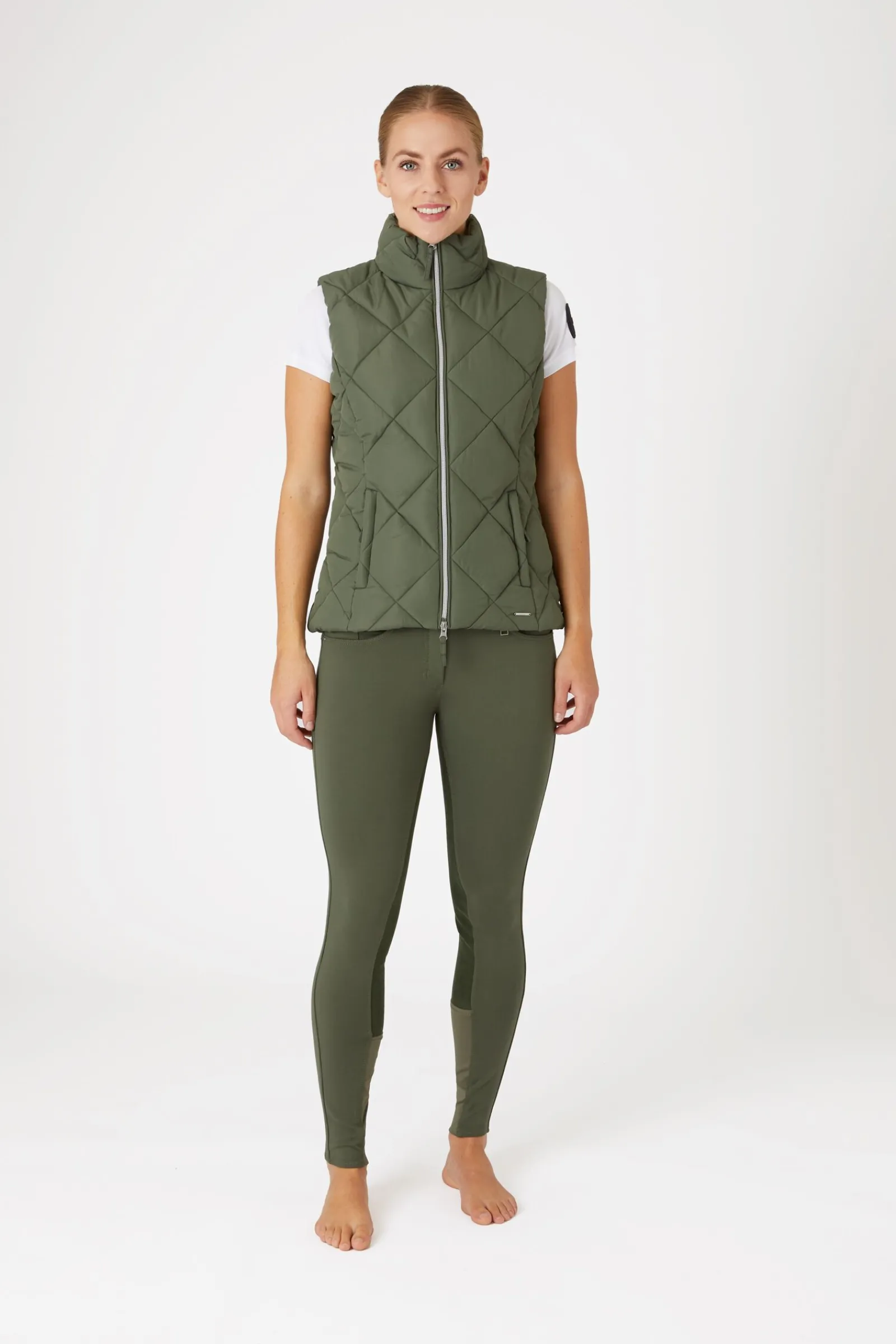 Outlet Carola fôret ridevest til dame Jakker Og Frakker