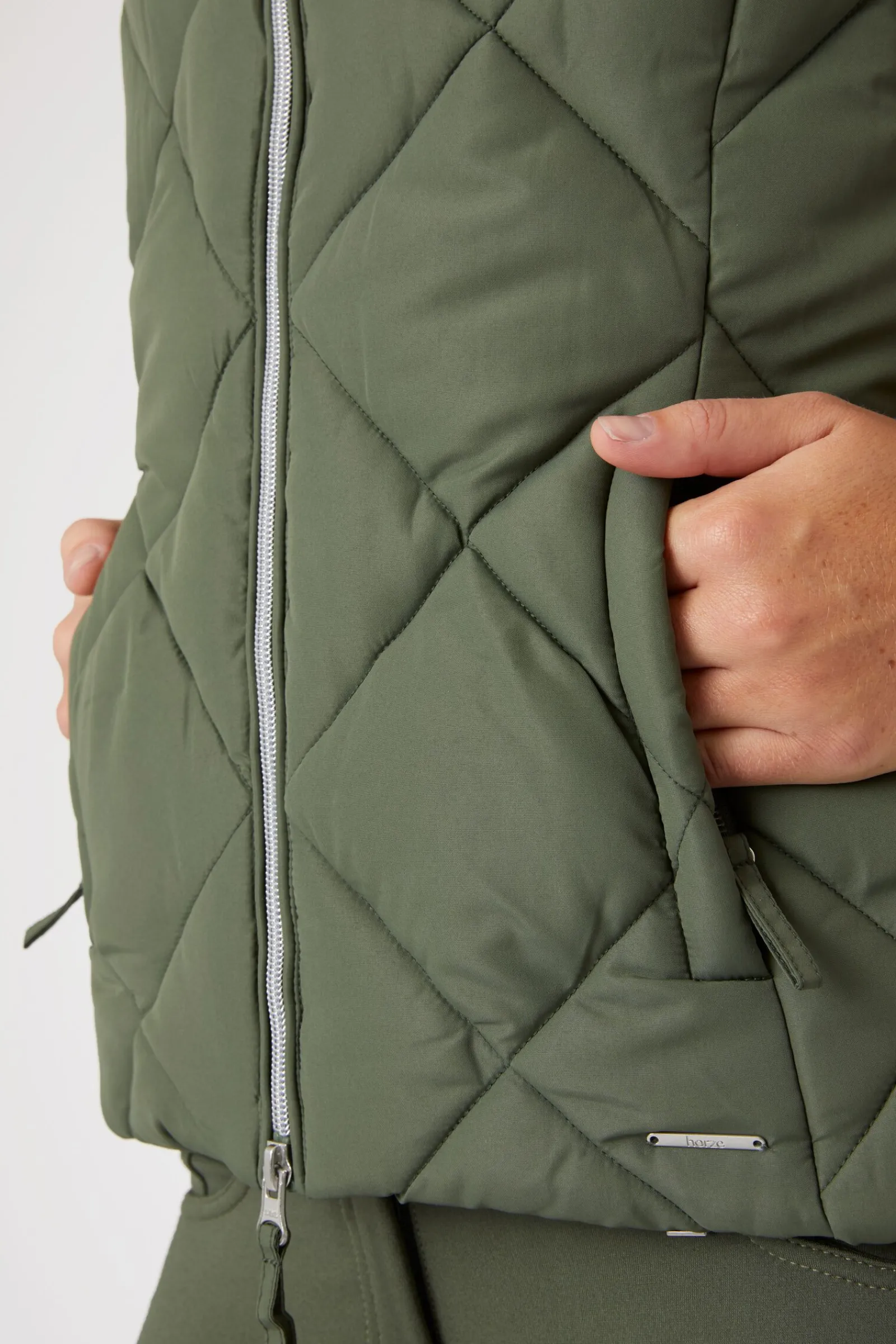 Outlet Carola fôret ridevest til dame Jakker Og Frakker