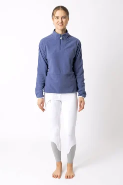 Online Christa ridejakke i fleece med halv glidelås, til dame Gensere & Fleece|Jakker Og Frakker