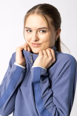 Online Christa ridejakke i fleece med halv glidelås, til dame Gensere & Fleece|Jakker Og Frakker