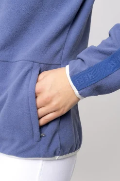 Online Christa ridejakke i fleece med halv glidelås, til dame Gensere & Fleece|Jakker Og Frakker