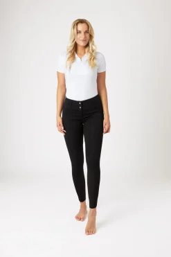 Sale Daniela ridebukser, kneforsterket med lær, dame Kneforsterkede Ridebukser