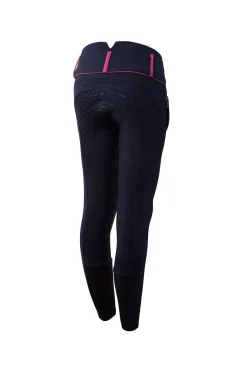 Hot Daniella helforsterkede ridebukser med silikon, barn Ridebukser