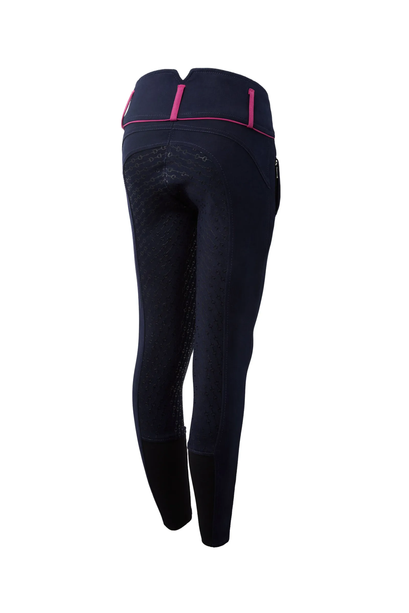 Hot Daniella helforsterkede ridebukser med silikon, barn Ridebukser