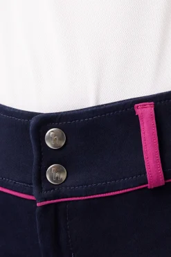 Hot Daniella helforsterkede ridebukser med silikon, barn Ridebukser