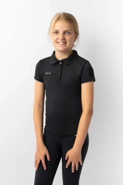 Clearance Denise funksjonell kortermet poloskjorte, barn Stevne|Skjorter Og Topper