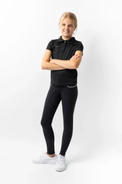 Clearance Denise funksjonell kortermet poloskjorte, barn Stevne|Skjorter Og Topper