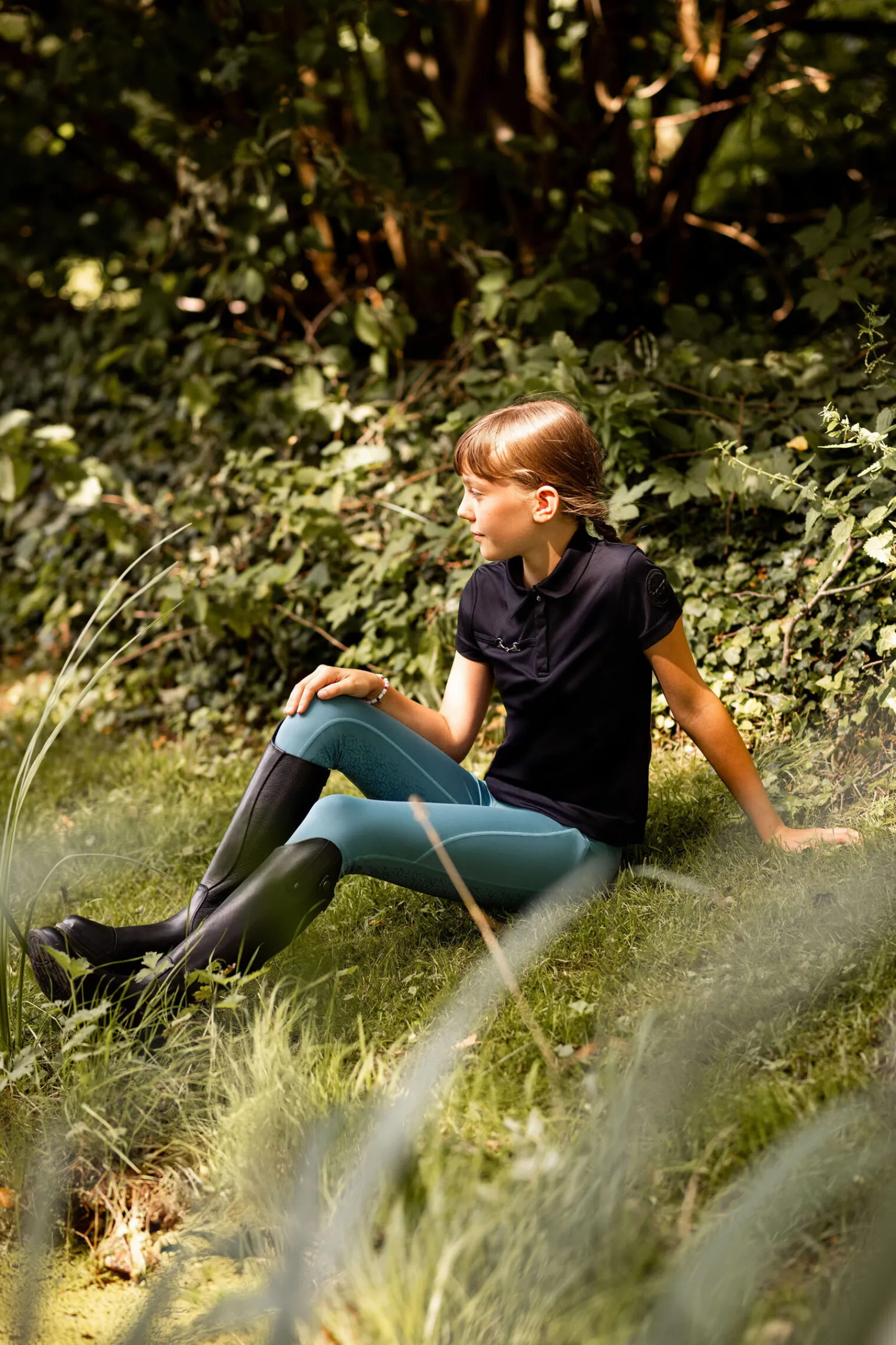 Clearance Denise funksjonell kortermet poloskjorte, barn Stevne|Skjorter Og Topper