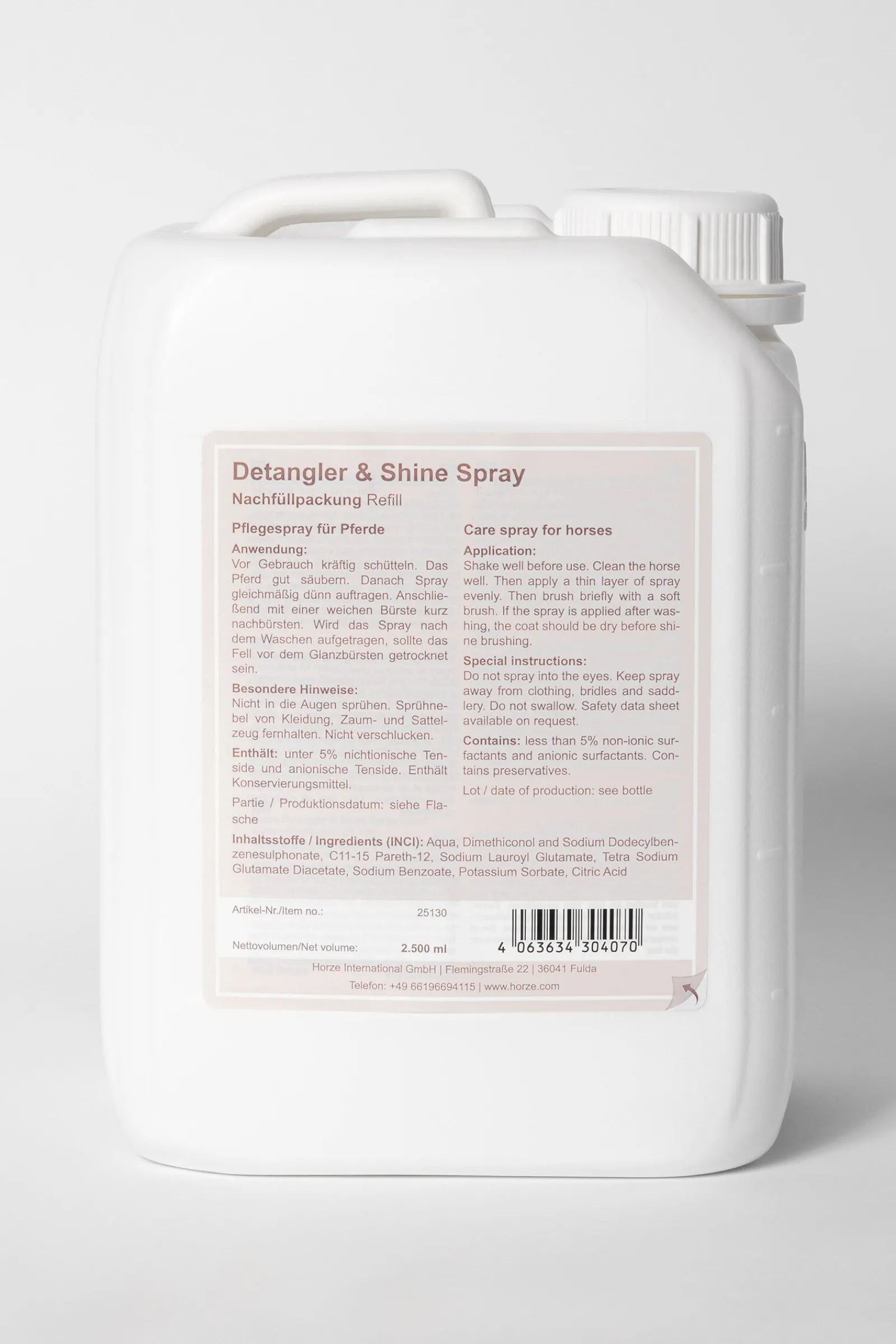 Sale Detangler & Shine Spray Refill, 2,5l Stell Pels, Hud Og Man