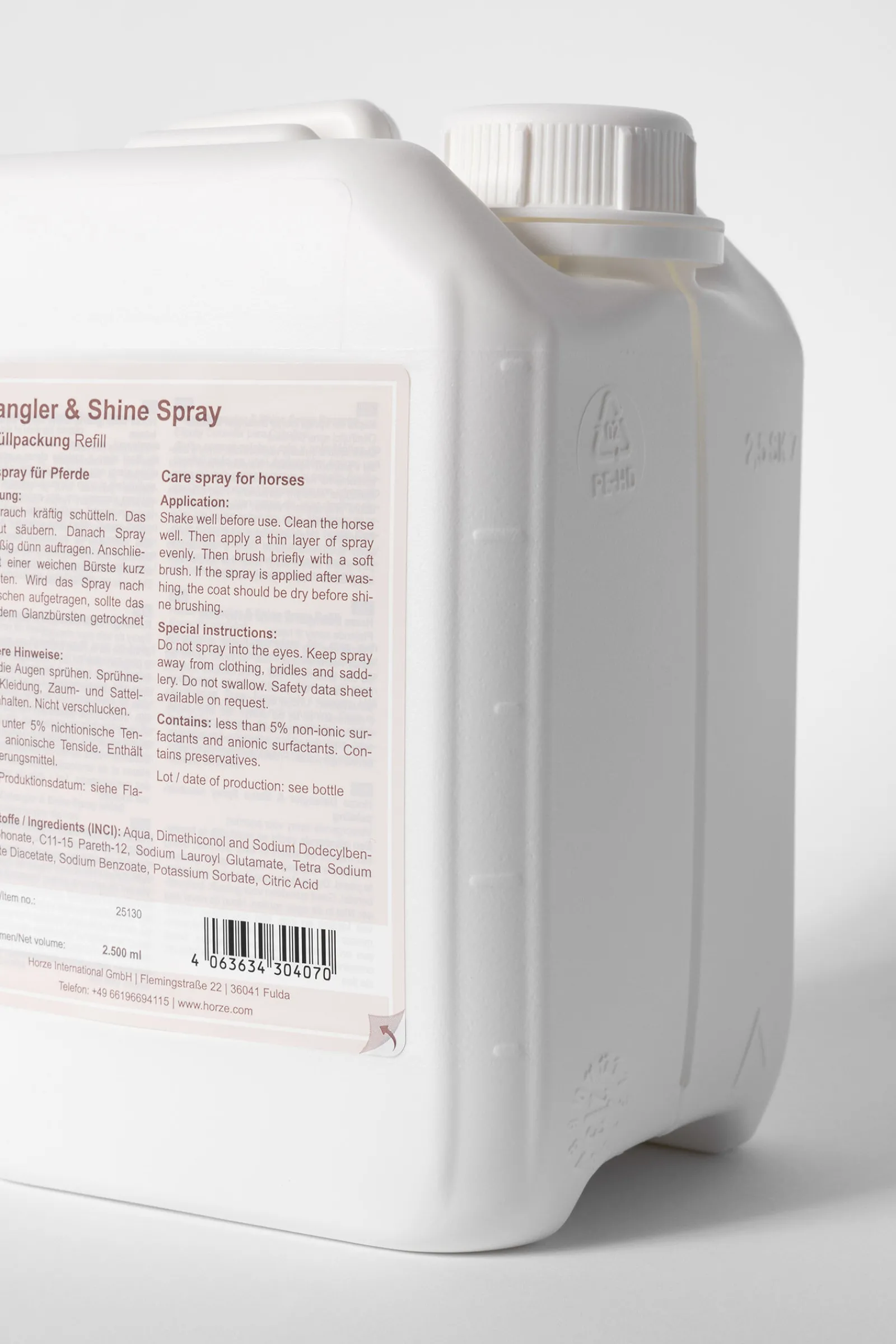 Sale Detangler & Shine Spray Refill, 2,5l Stell Pels, Hud Og Man