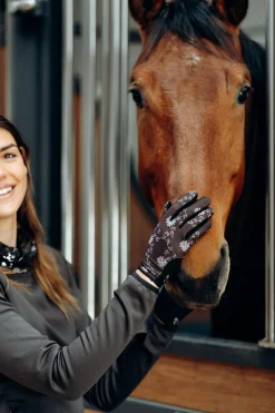 Discount Edina ridehansker med trykk, dame Sommerhansker