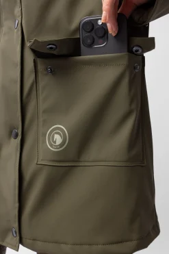 Clearance Elise regnjakke med fôret innside Regntøy|Jakker Og Frakker