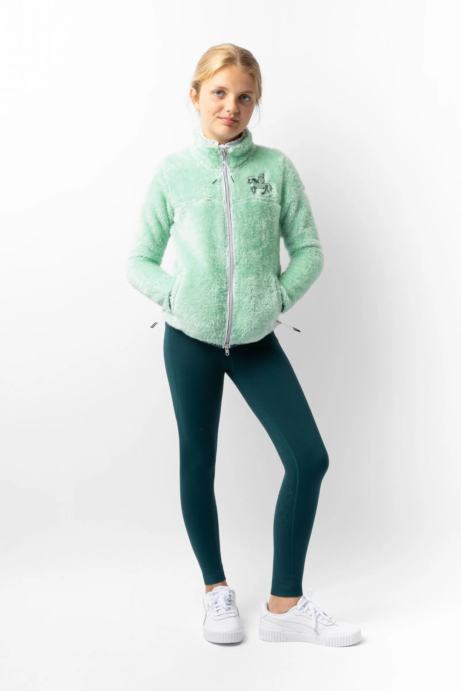 Outlet Elsa Barne fleece-ridejakke Gensere & Fleece