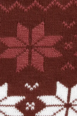 Online Emily strikket tubeskjerf med fleecefôr Skjerf