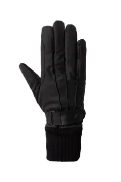 Hot fleecefôrede hansker i PU lær Vinterhansker Til Ridning