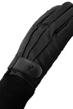 Hot fleecefôrede hansker i PU lær Vinterhansker Til Ridning