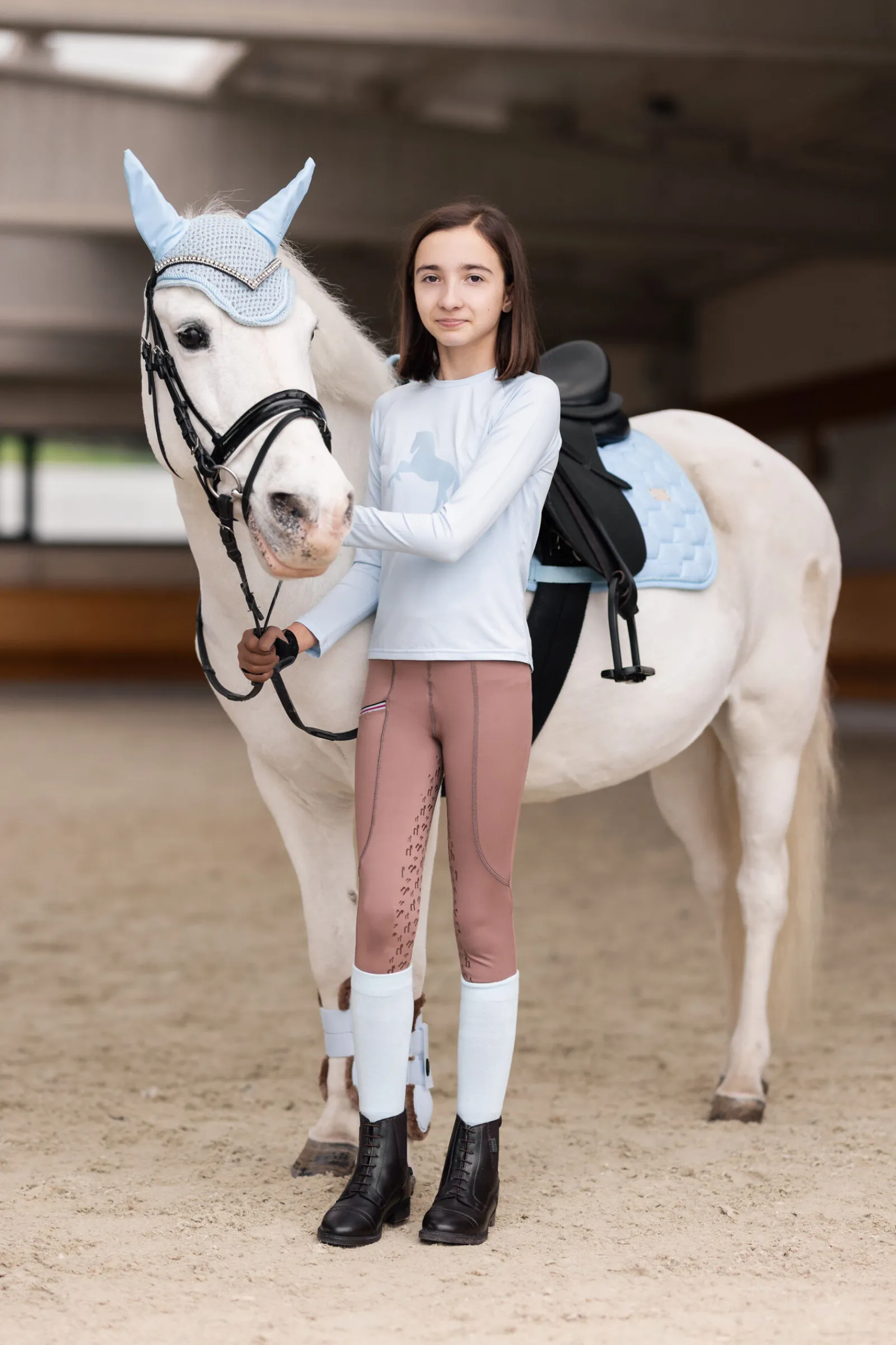 Clearance Flora funksjonell langermet genser til barn Stevne|Skjorter Og Topper