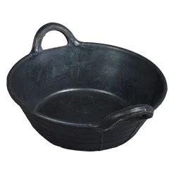 Clearance forkrybbe i gummi, medium Fôrbøtter Til Hest