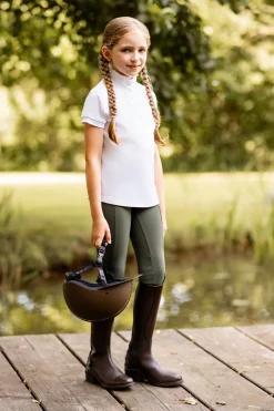 Hot Gillian kompressjonstights, helforsterket, barn Ridetights