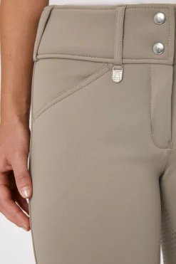 Best Grand Prix helforsterkede thermo ridebukser i softshell, dame Vinterridebukser