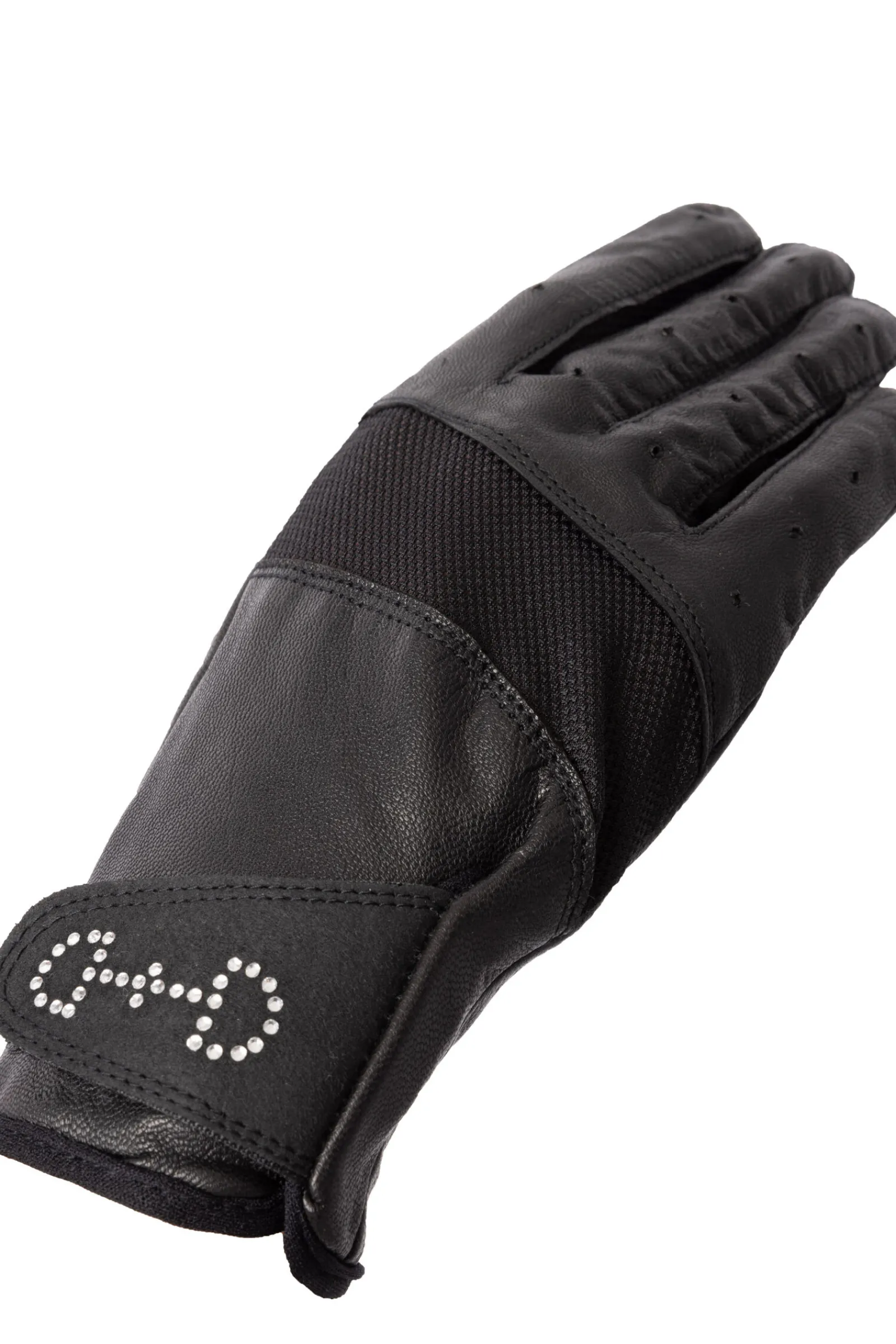 Sale hansker med lær og netting, dame Sommerhansker