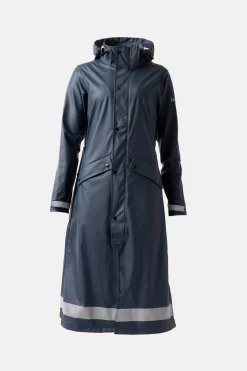 Outlet Hazel lang regnjakke med splitt, dame Regntøy|Jakker Og Frakker