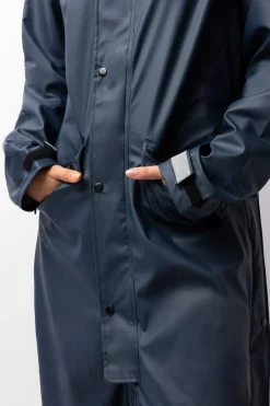 Outlet Hazel lang regnjakke med splitt, dame Regntøy|Jakker Og Frakker