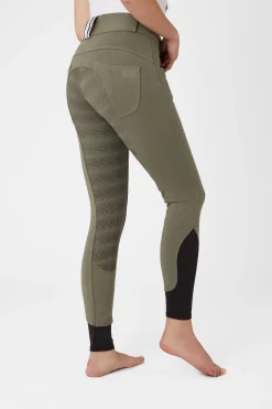 New helforsterkede ridebukser med beltehemper, dame Helforsterkede Ridebukser