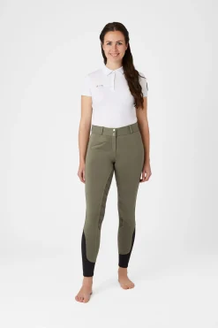 New helforsterkede ridebukser med beltehemper, dame Helforsterkede Ridebukser