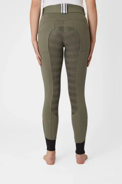 New helforsterkede ridebukser med beltehemper, dame Helforsterkede Ridebukser