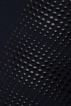 Best helforsterket ridetights med silikon og glitterlinning, dame Ridetights