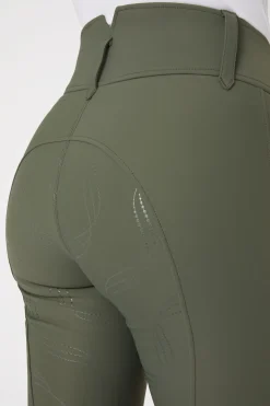 Hot Indira helforsterkede ridebukser med høyt liv til dame Helforsterkede Ridebukser