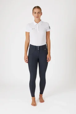 Sale Indira kneforsterkede ridebukser med høyt liv til dame Kneforsterkede Ridebukser