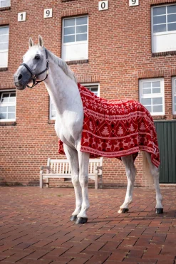 Hot juleteppe Hestedekken Tilbehør|Ulldekken Og Svettedekken