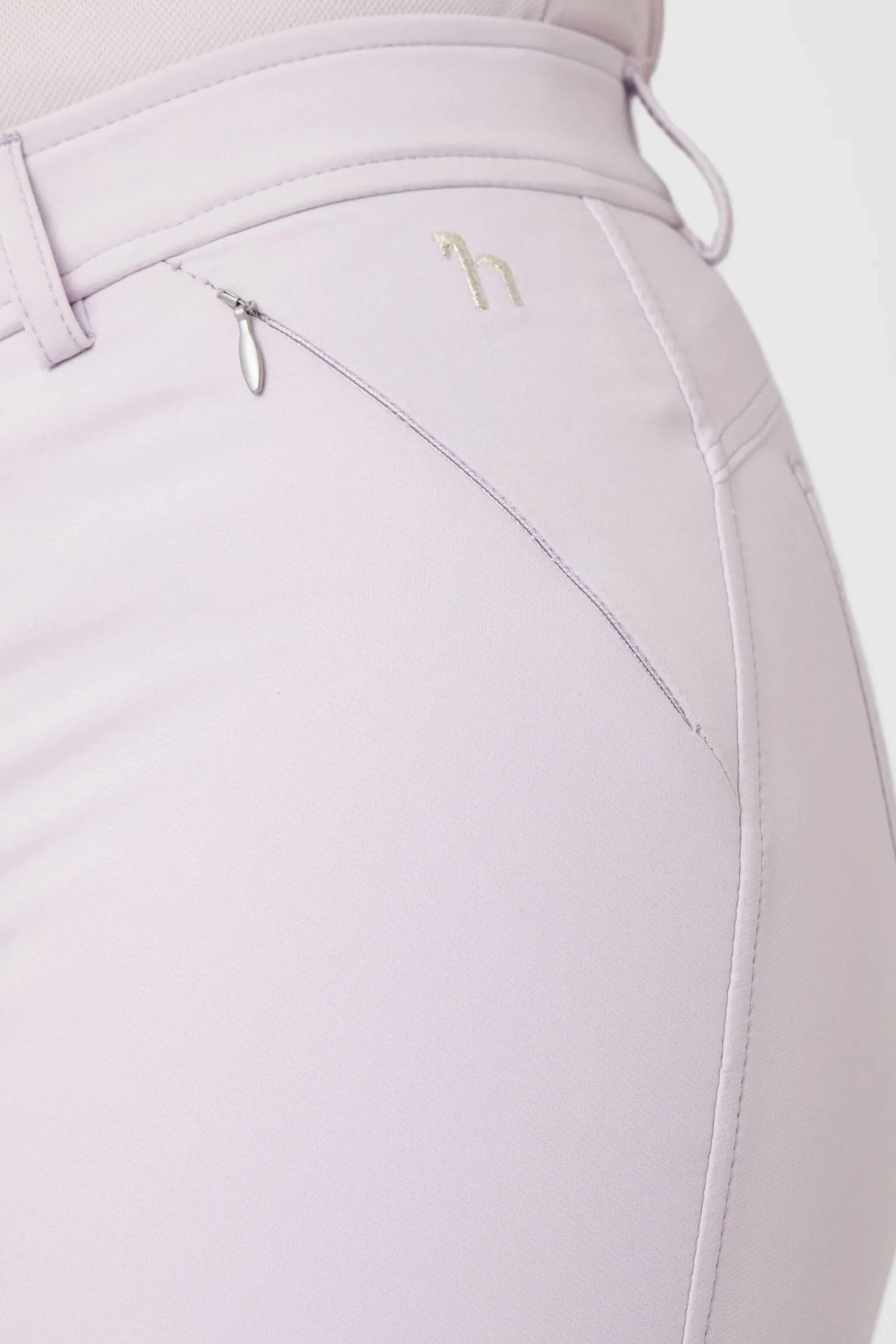 Discount Kaitlin helforsterkede ridebukser med blomsterdetaljer, dame Helforsterkede Ridebukser