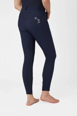 Sale Kaitlin kneforsterkede ridebukser med blomsterdetaljer, dame Kneforsterkede Ridebukser