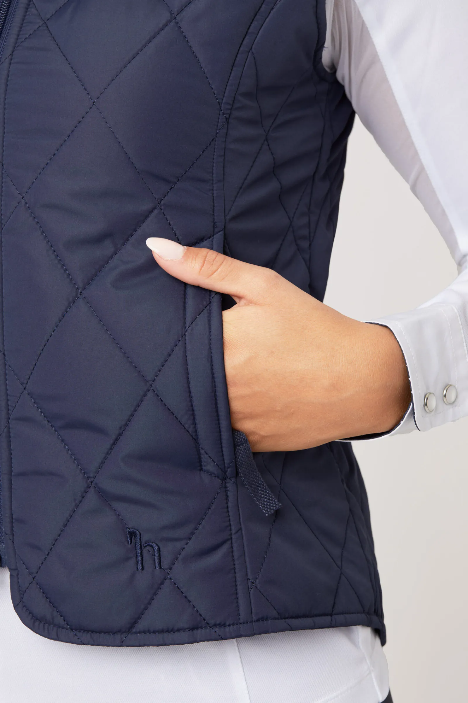 Sale klassisk vattert vest til damer Jakker Og Frakker