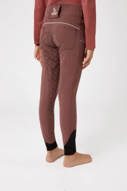 Clearance Leighton Teens helforsterkede ridebukser med silikon og telefonlomme Ridebukser