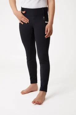 Sale Lucinda tights, helforsterket med silikon, høyt liv, barn Ridetights