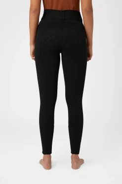 Sale Mia helforsterkede thermo ridebukser med silikon, dame Vinterridebukser