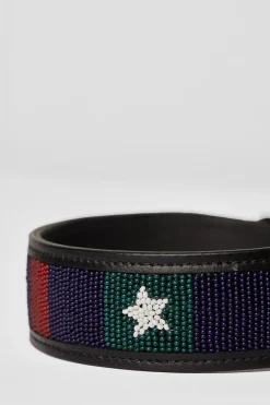 Best Noir halsbånd til hund, med stjerner Hundebånd