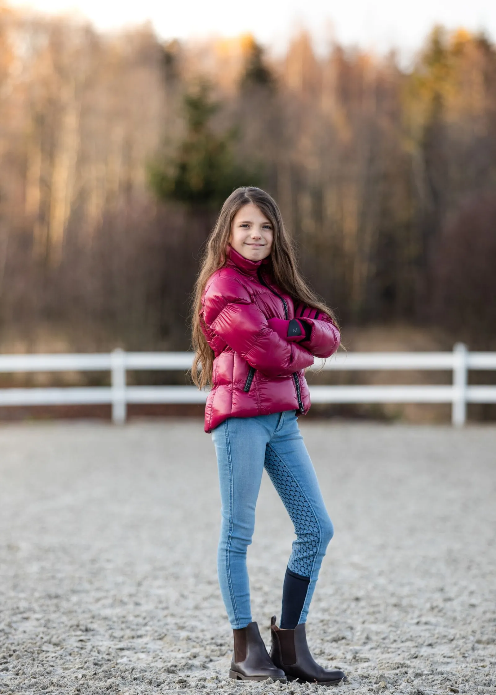 Hot Poppy denim-ridebukser, helforsterket med silikon Ridebukser