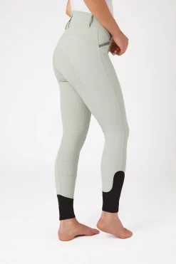 New Ridebukser, lommer med mikrokrystaller, høyt liv, helforsterket med silikon, dame Helforsterkede Ridebukser