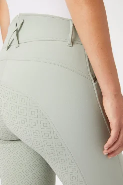 New Ridebukser, lommer med mikrokrystaller, høyt liv, helforsterket med silikon, dame Helforsterkede Ridebukser