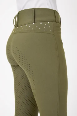 New ridebukser med full grip, høyt liv og krystaller til dame Nettdrevne Gjerdeapparater & Batteridrevne Gjerdeapparater|Helforsterkede Ridebukser