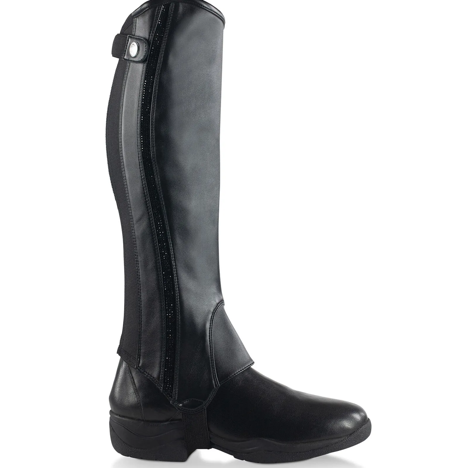 Clearance Sabrina glitrende leggchaps i PU-lær, dame Chaps