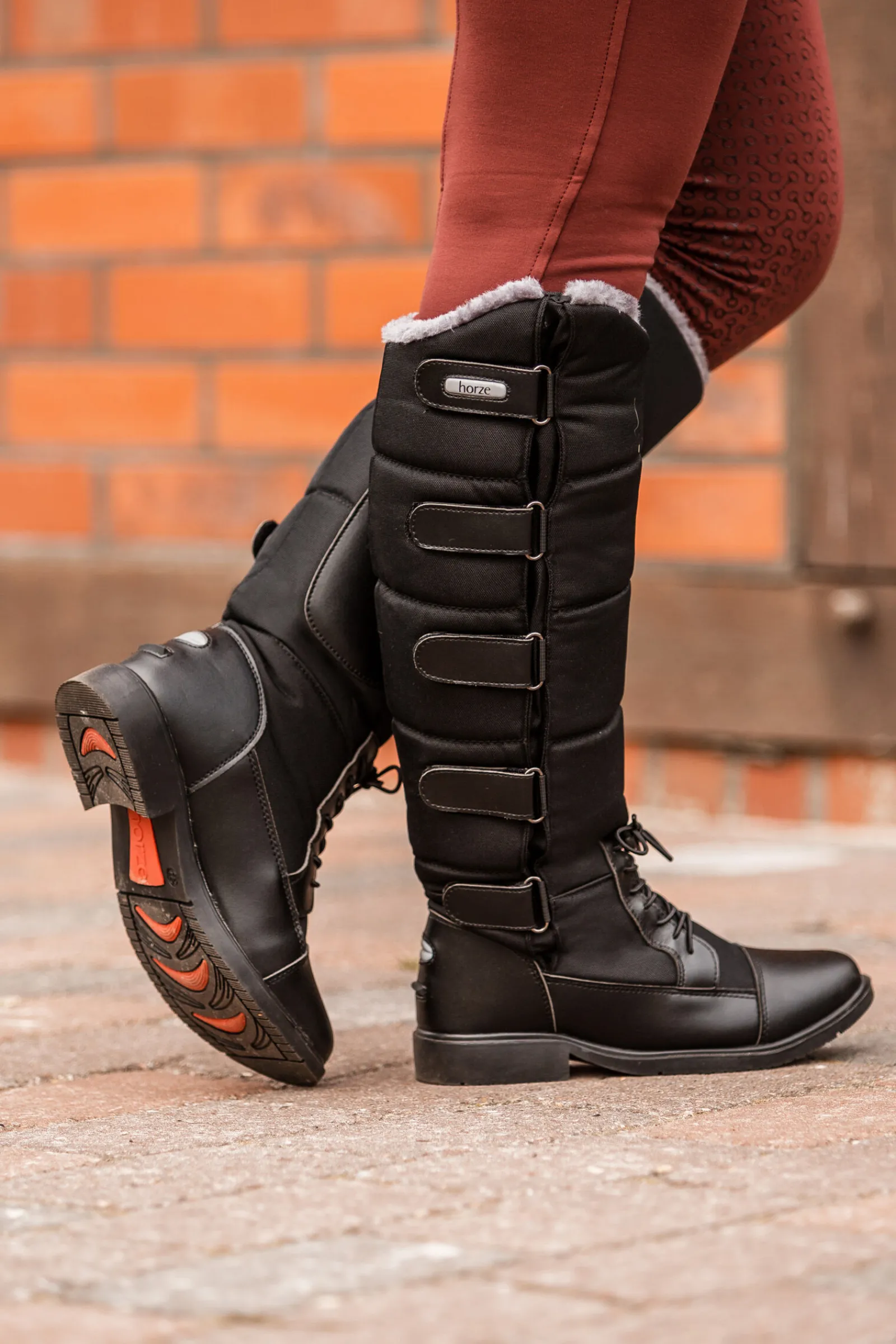 Discount Sherbrooke termosko fôret med fuskepels til dame Ridestøvler