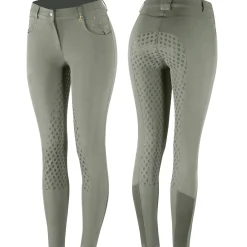 Clearance Sienna helforsterket ridebukse med silikon, dame Helforsterkede Ridebukser